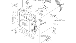 Кронштейн 56D-03-21840 Komatsu