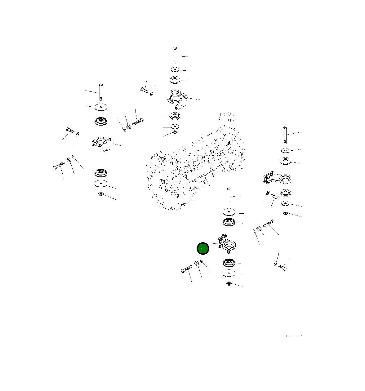 Кронштейн 419-01-51110 Komatsu
