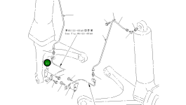 Кронштейн 567-95-71240 Komatsu