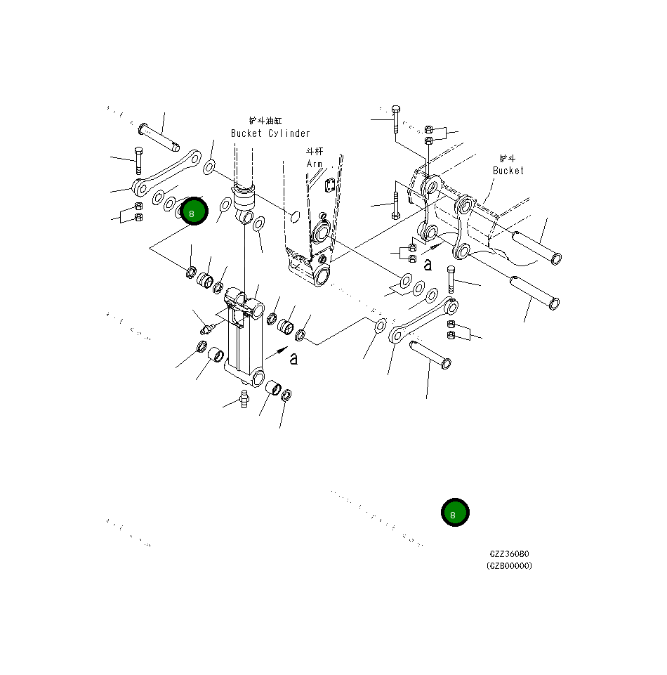 Палец 207-70-33141 Komatsu
