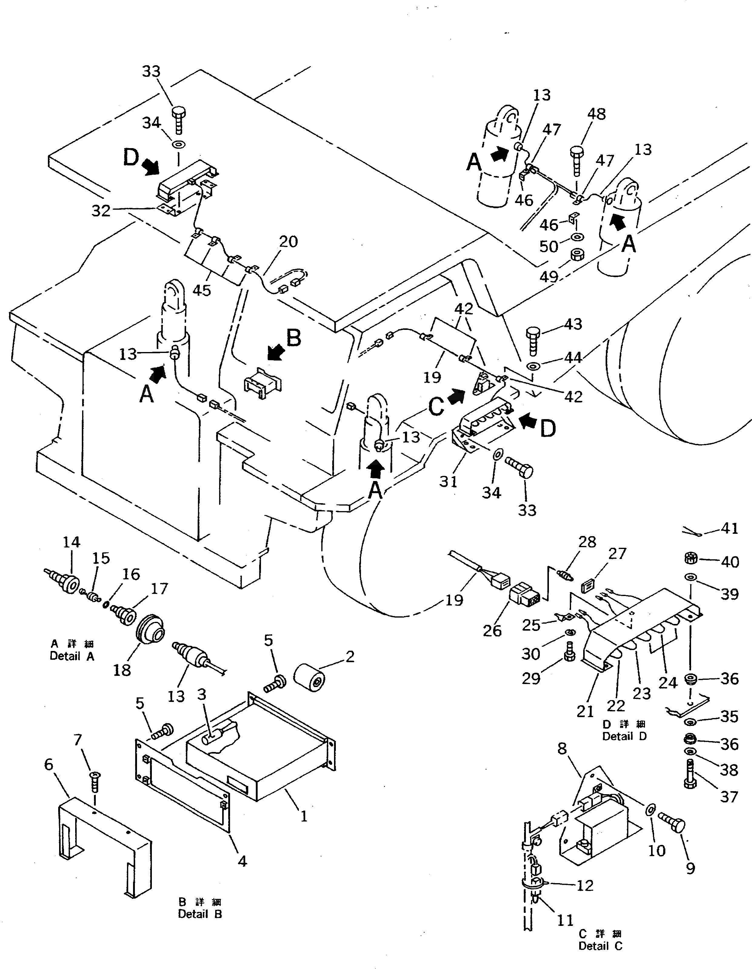 Кронштейн 569-54-67960 Komatsu