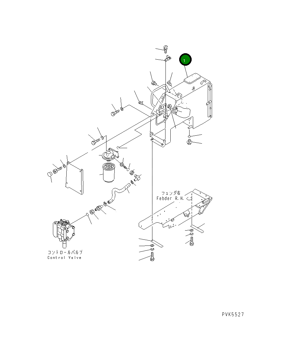 Корпус 104-54-44211ME Komatsu
