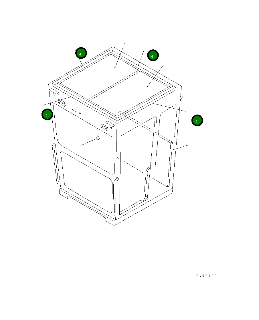 Лист 23A-950-2460 Komatsu