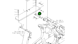 Кронштейн 569-54-81431 Komatsu