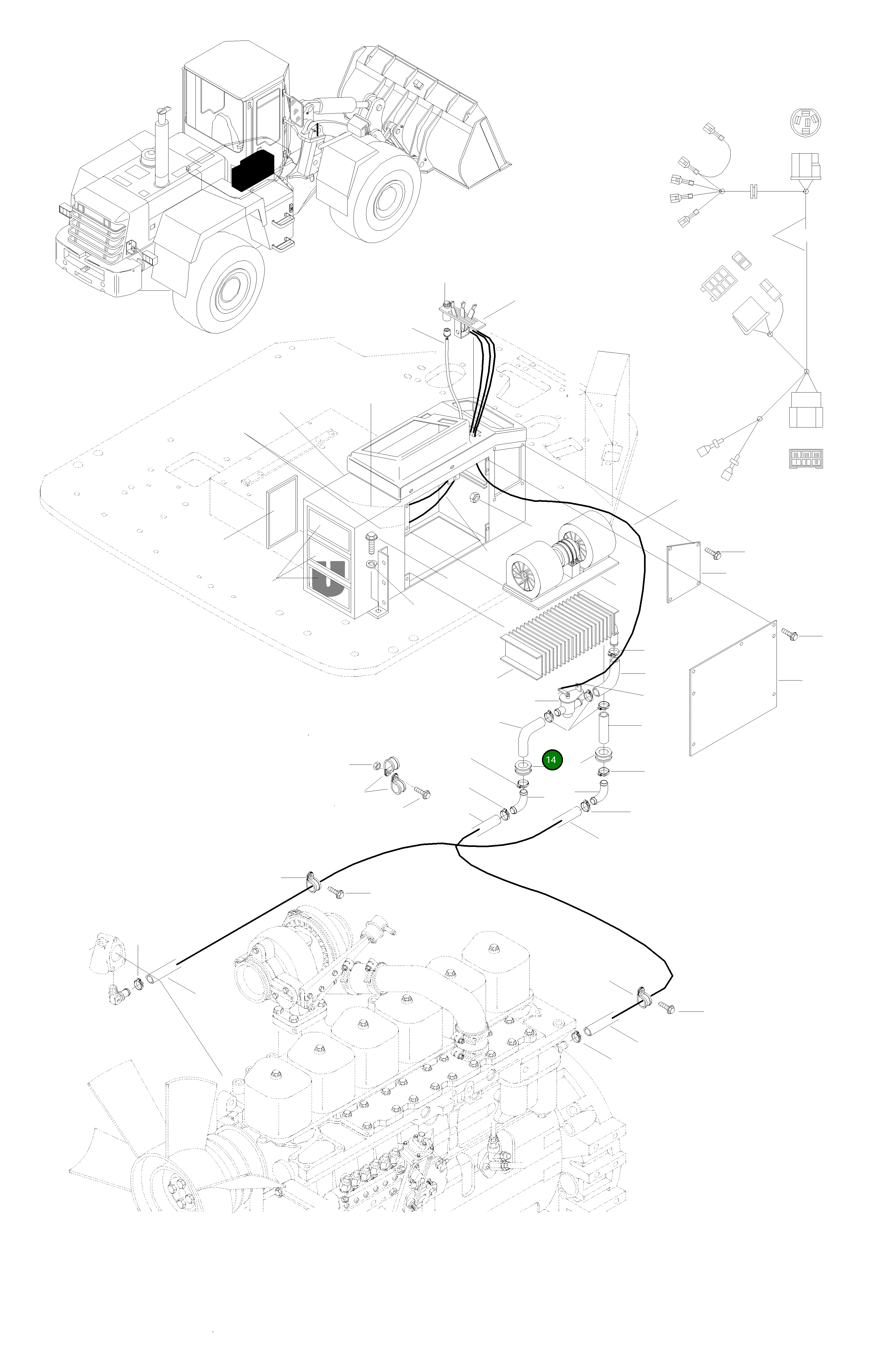Носик 42Y-07-H0P09 Komatsu