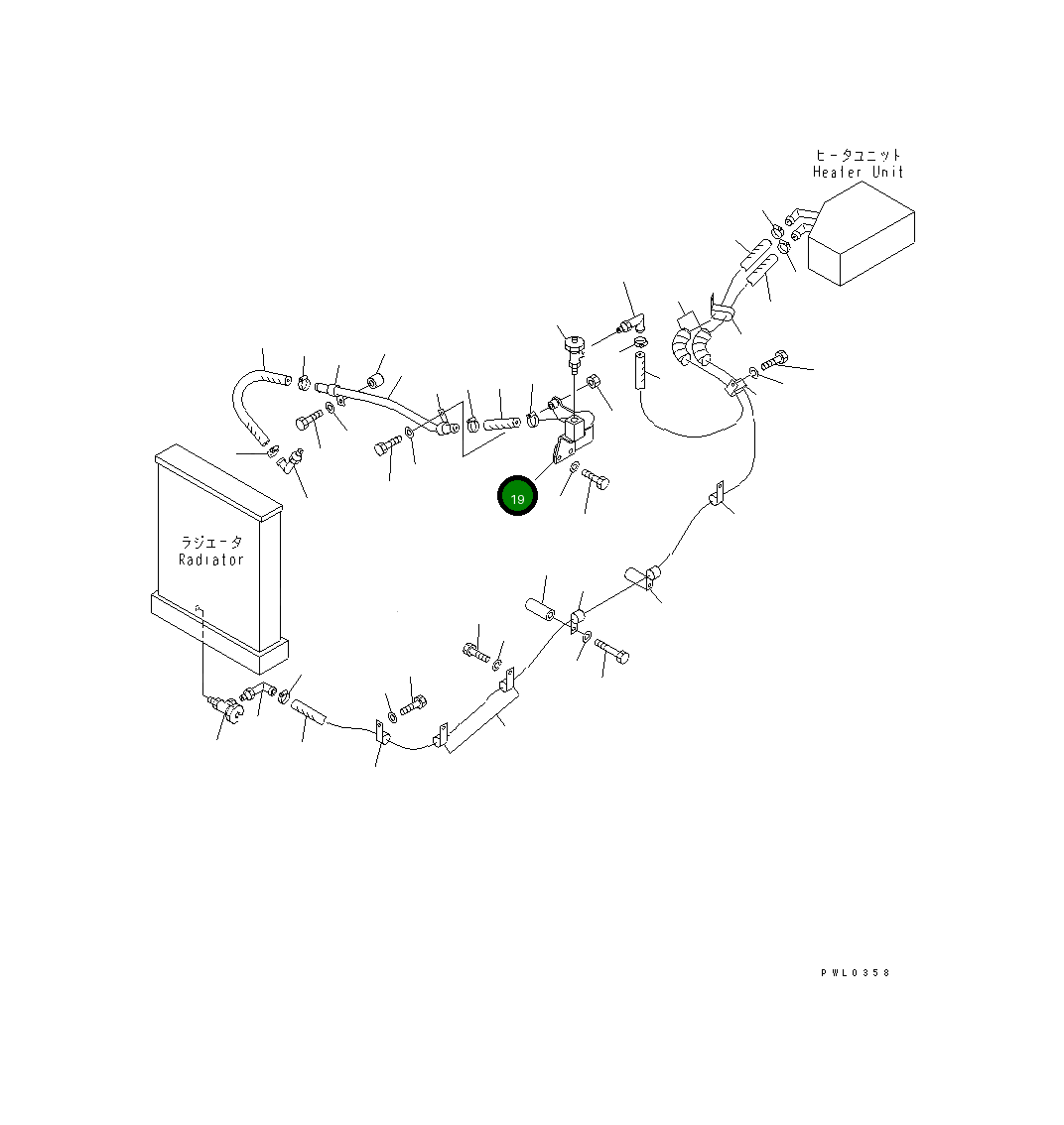 Кронштейн 196-911-3840 Komatsu