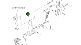 Кронштейн 569-50-83390 Komatsu