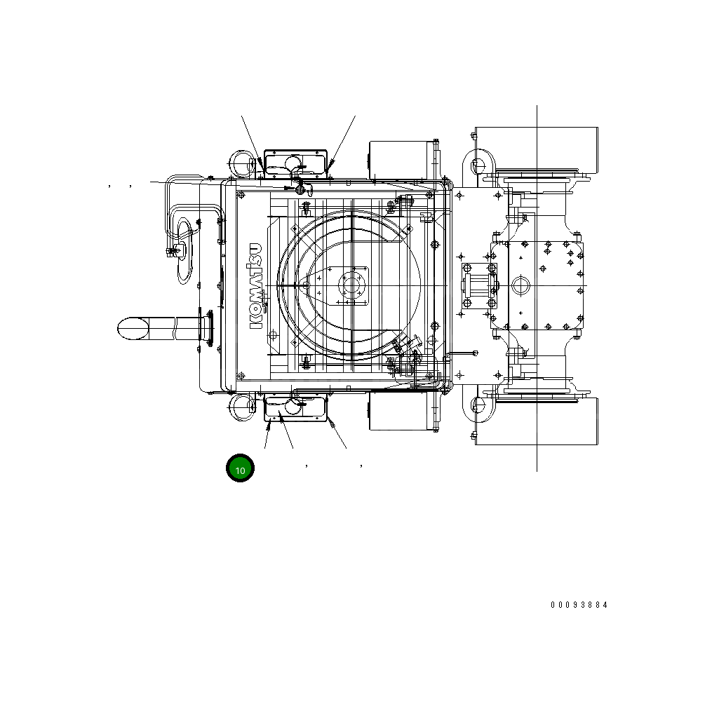 Кронштейн 238-06-18230 Komatsu