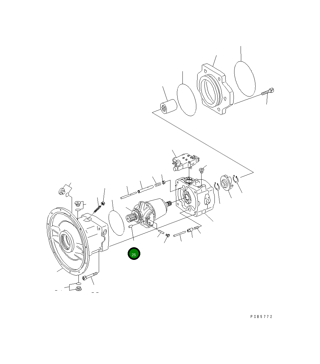 Палец 21P-60-K3210 Komatsu