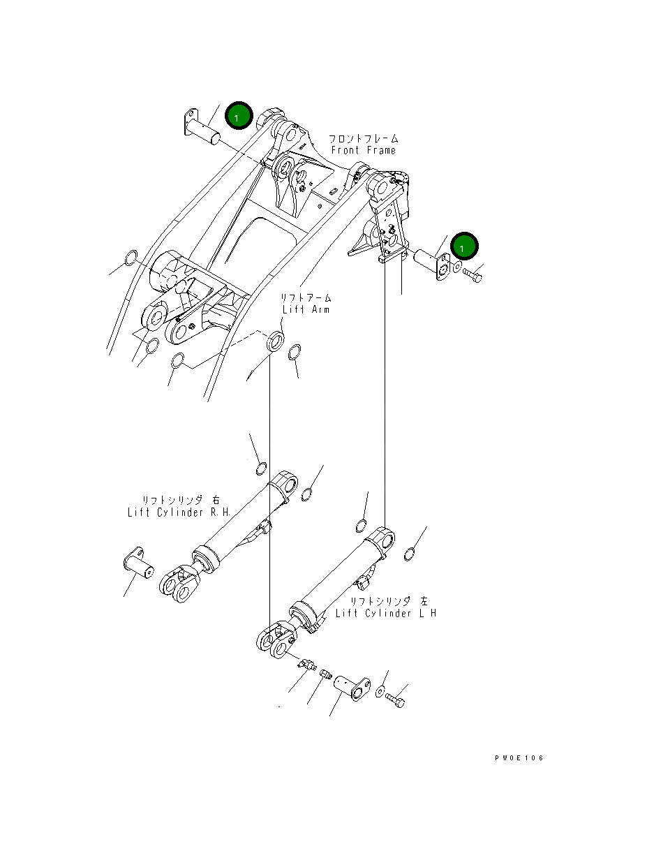 Палец 421-S95-3290 Komatsu