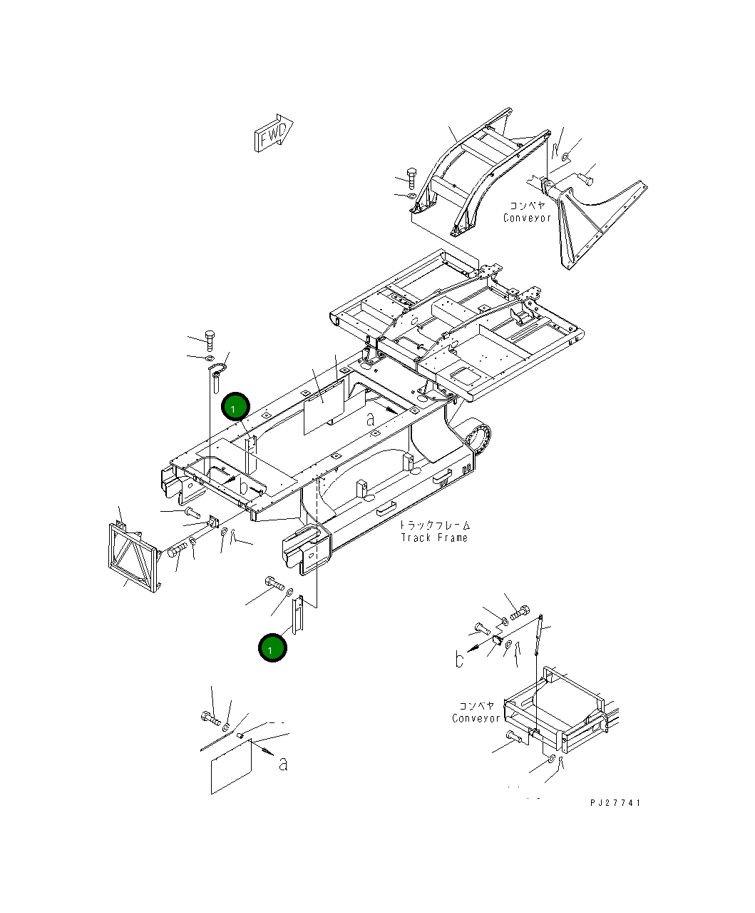 Кронштейн 8242-75-2191 Komatsu