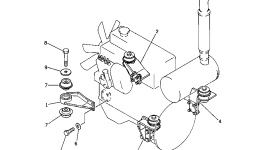 Кронштейн 201-01-41131 Komatsu
