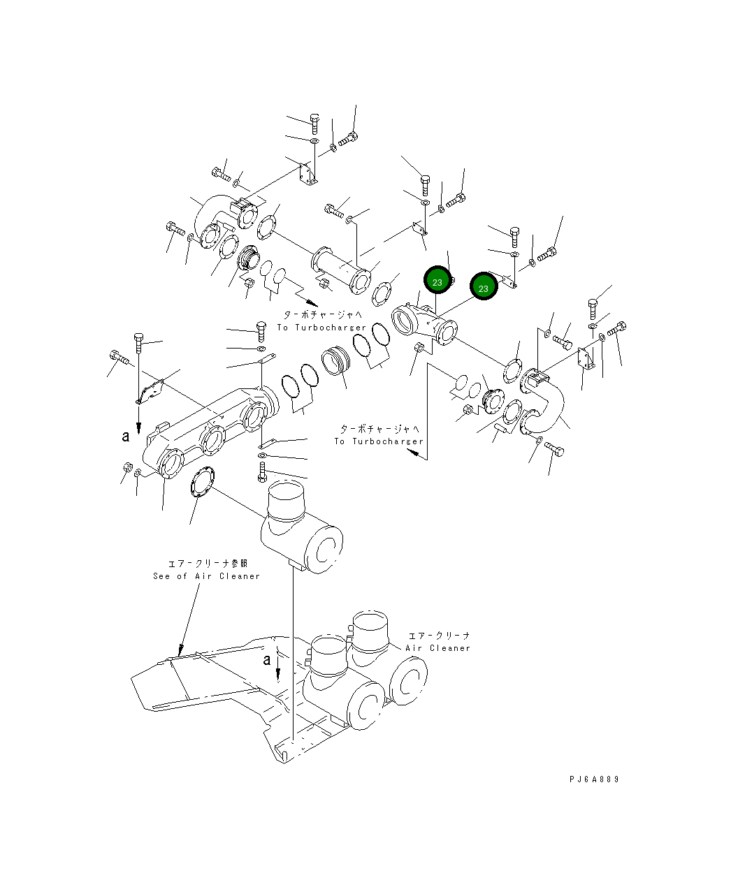 Кронштейн 6166-11-8940 Komatsu