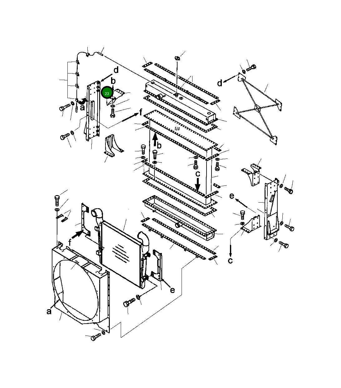 Набивка 428-03-11240 Komatsu