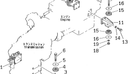 Кронштейн 419-01-21110 Komatsu