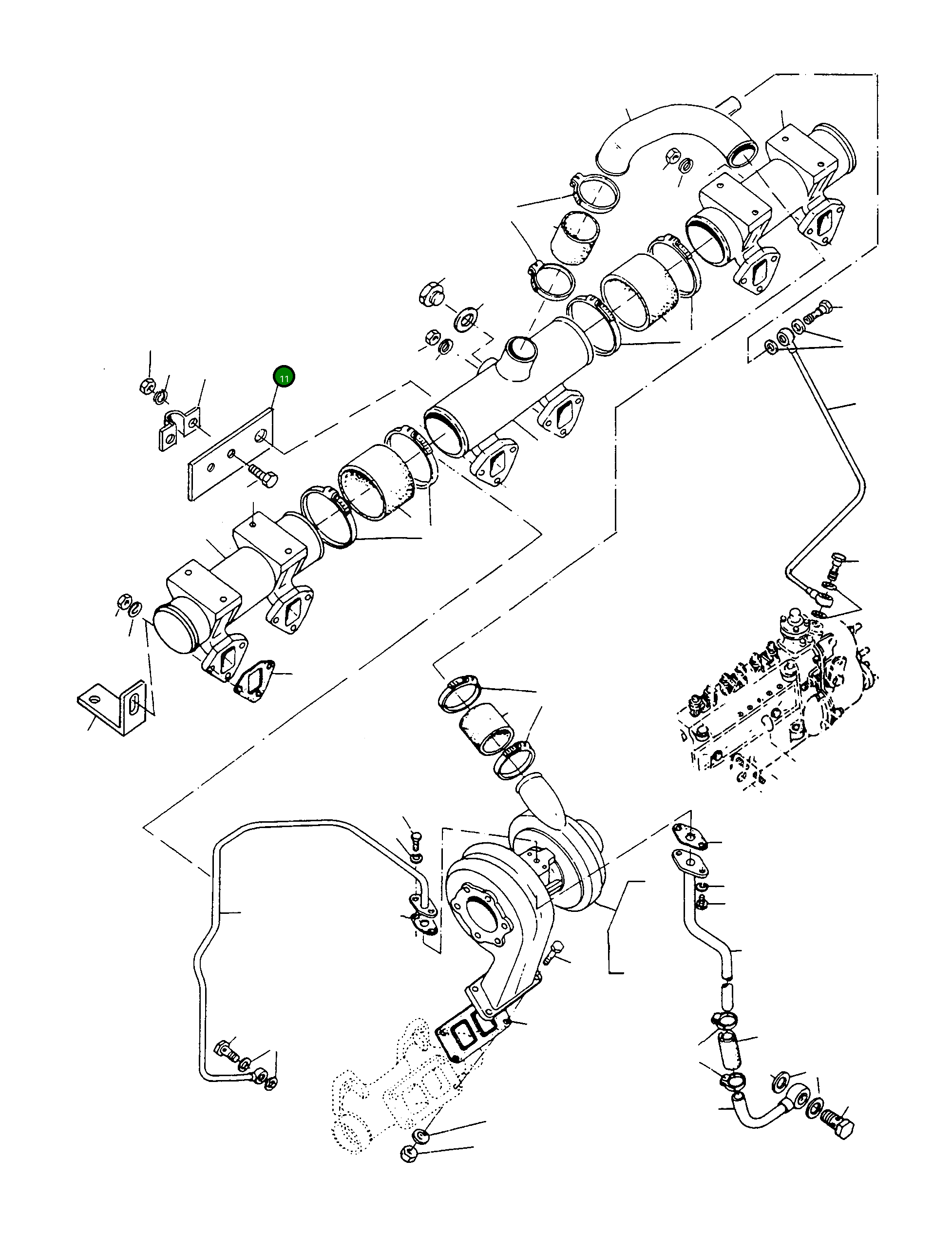Кронштейн 2992304M1 Komatsu