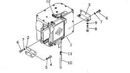 Кронштейн 19M-979-2810 Komatsu