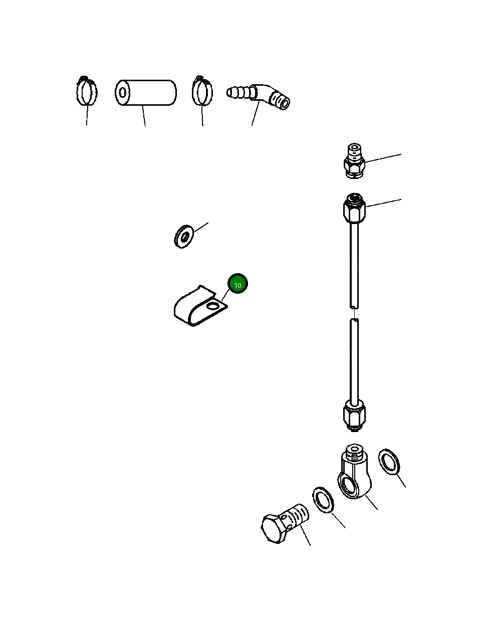 Клипса 6216-74-6380 Komatsu