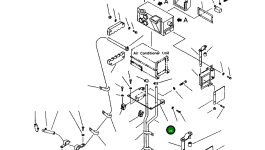 Кронштейн 569-07-61170 Komatsu