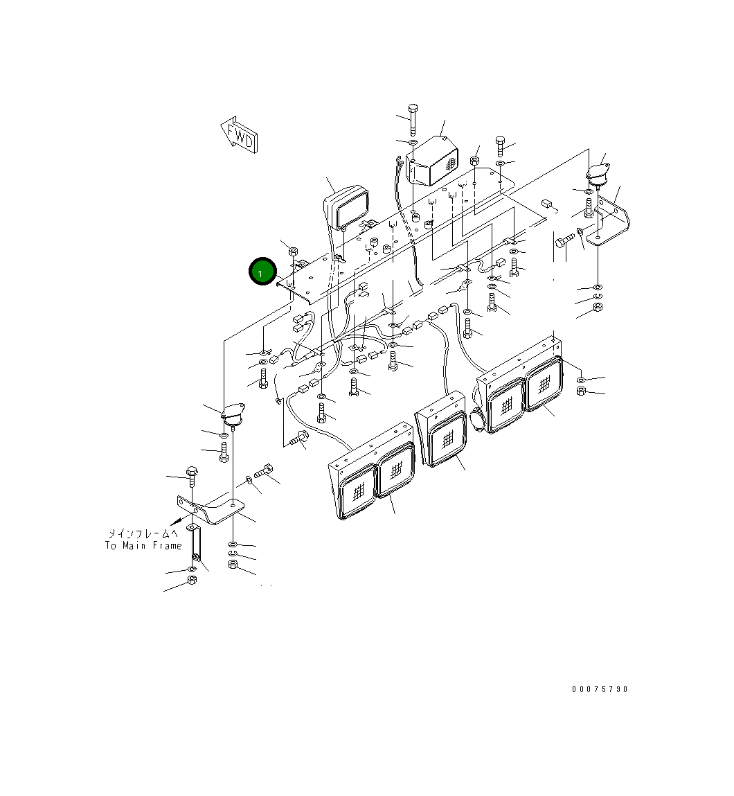 Кронштейн 566-06-84312 Komatsu