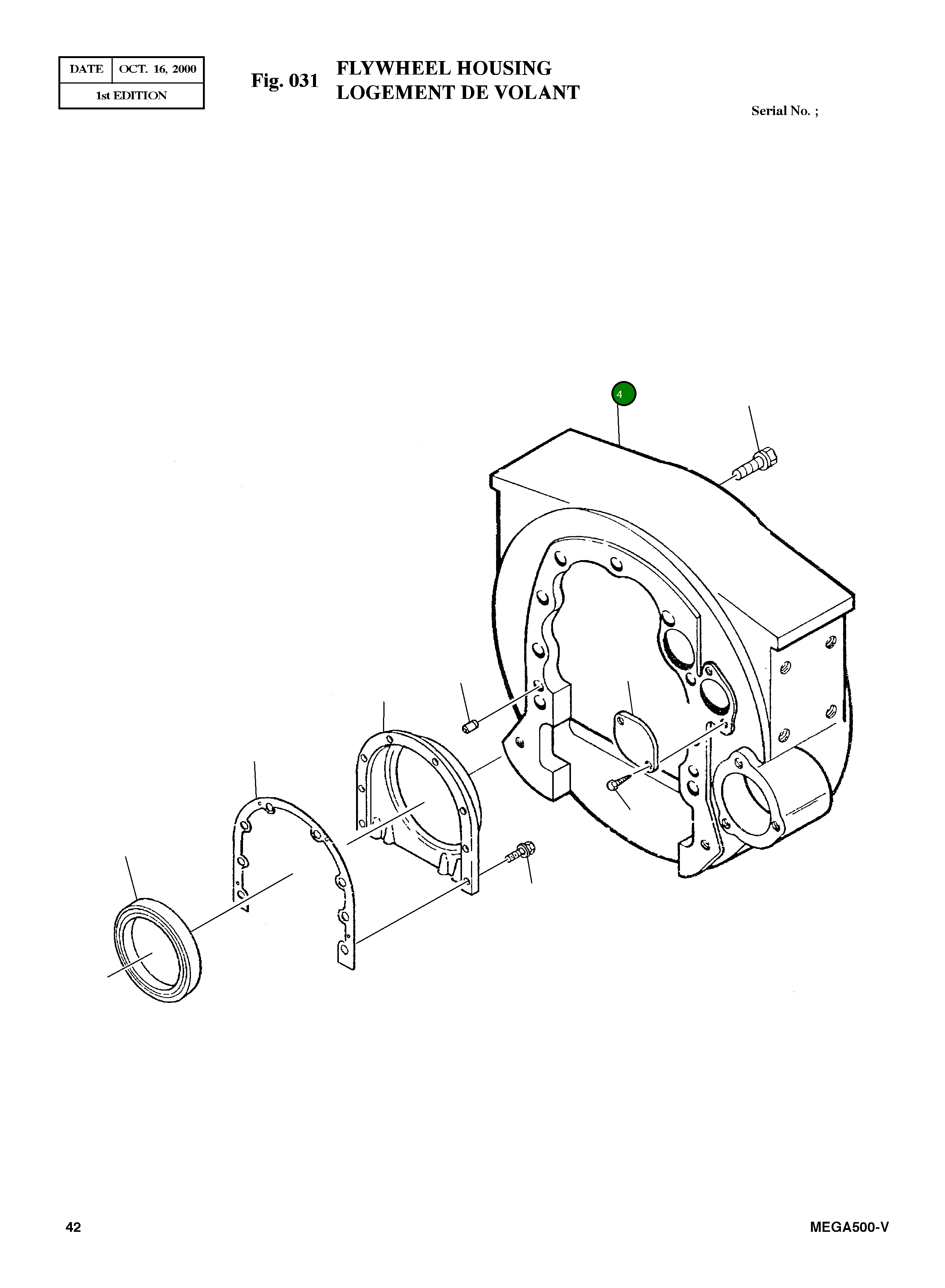 Корпус 3036010 Komatsu
