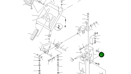 Кронштейн 104-43-36331 Komatsu