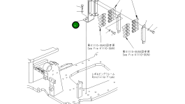 Кронштейн 22L-62-24110 Komatsu