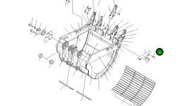 Палец 21T-70-34230 Komatsu