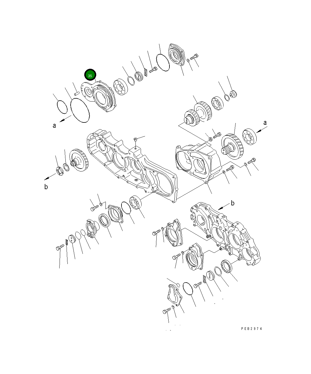 Корпус 156-38-11340 Komatsu