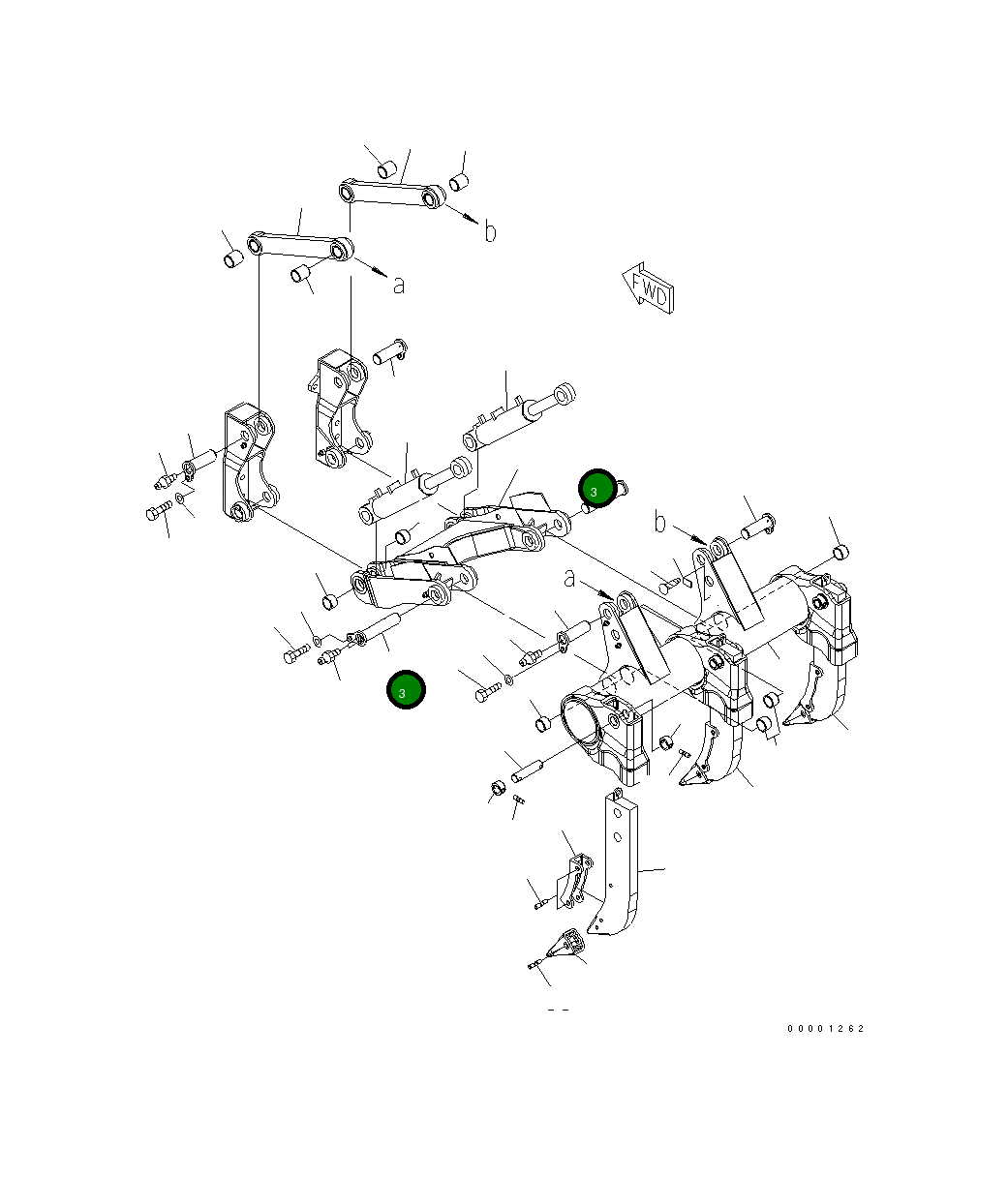 Палец 154-78-74191 Komatsu