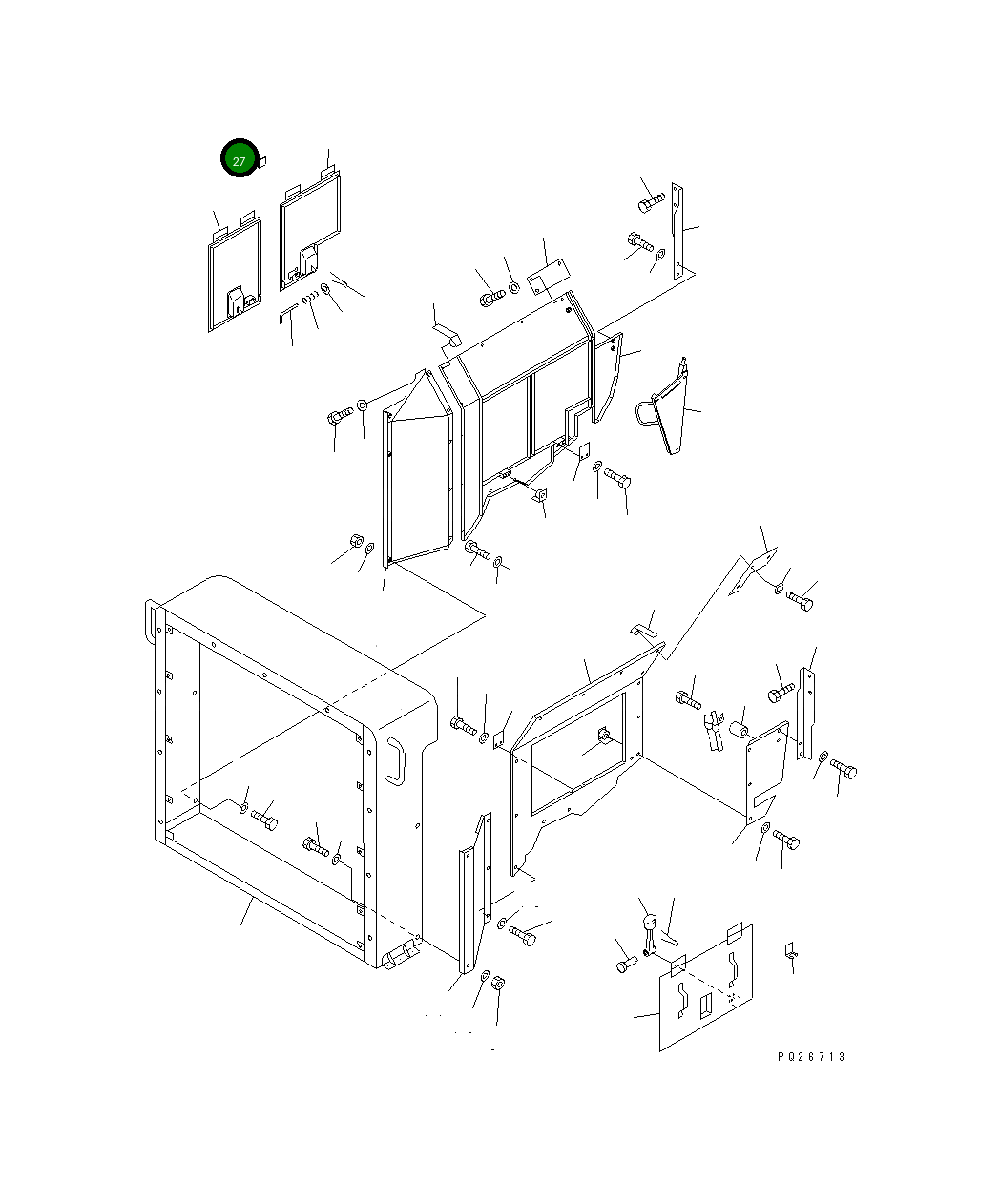 Кронштейн 561-89-63260 Komatsu