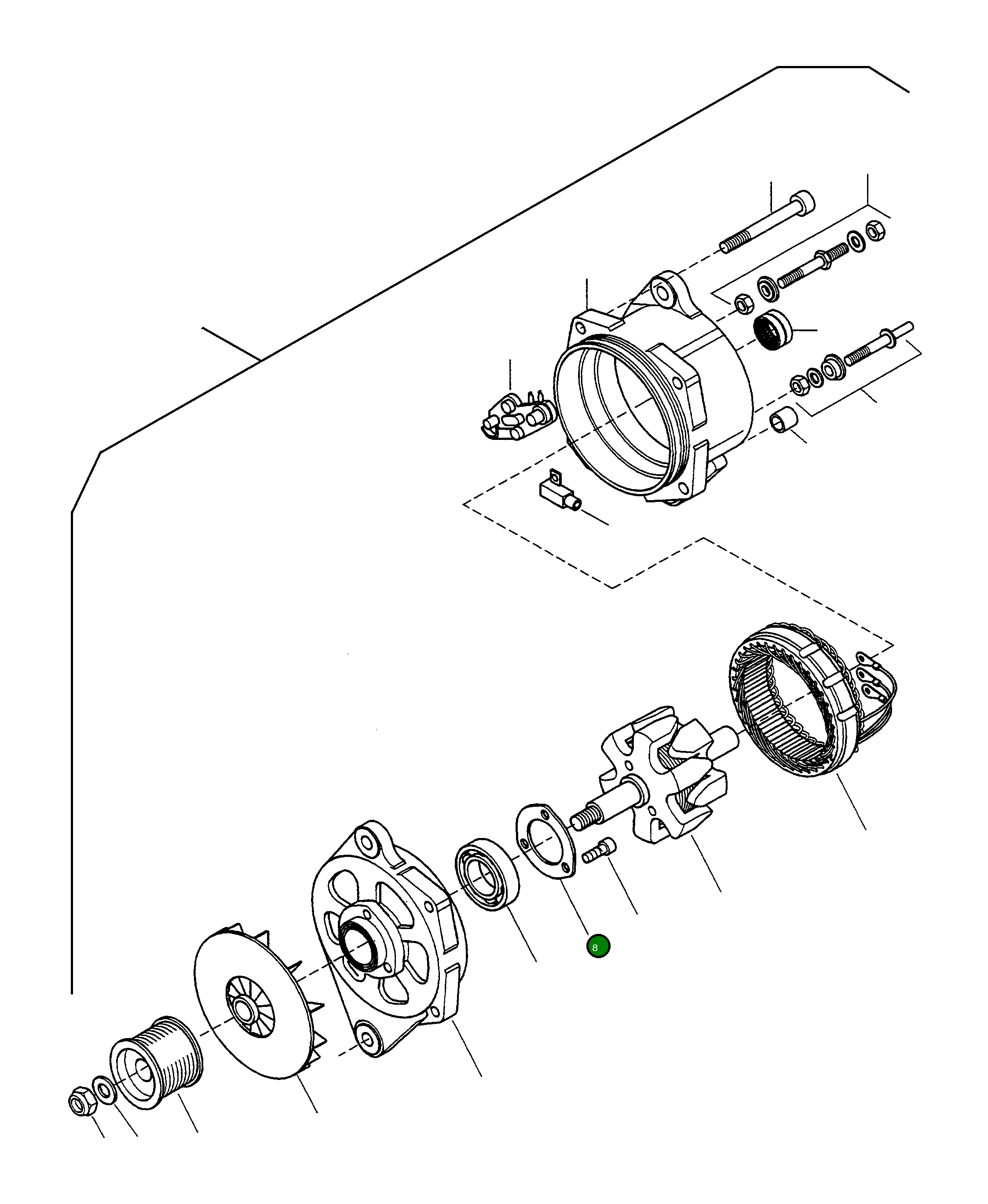 Лист 419-821-HP08 Komatsu