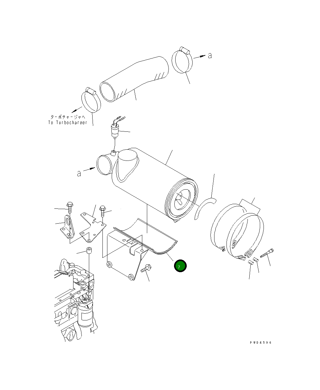 Кронштейн 6735-11-1311 Komatsu