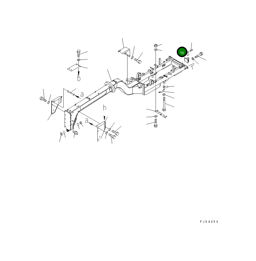 Палец 232-46-11711 Komatsu