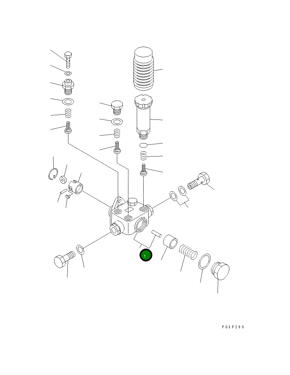 Корпус DK152050-0420 Komatsu
