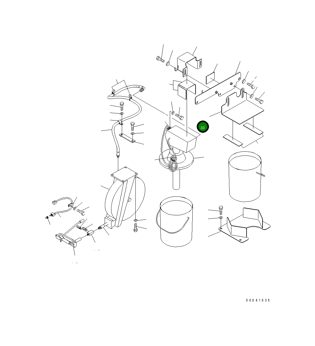 Кронштейн 209-54-43540 Komatsu