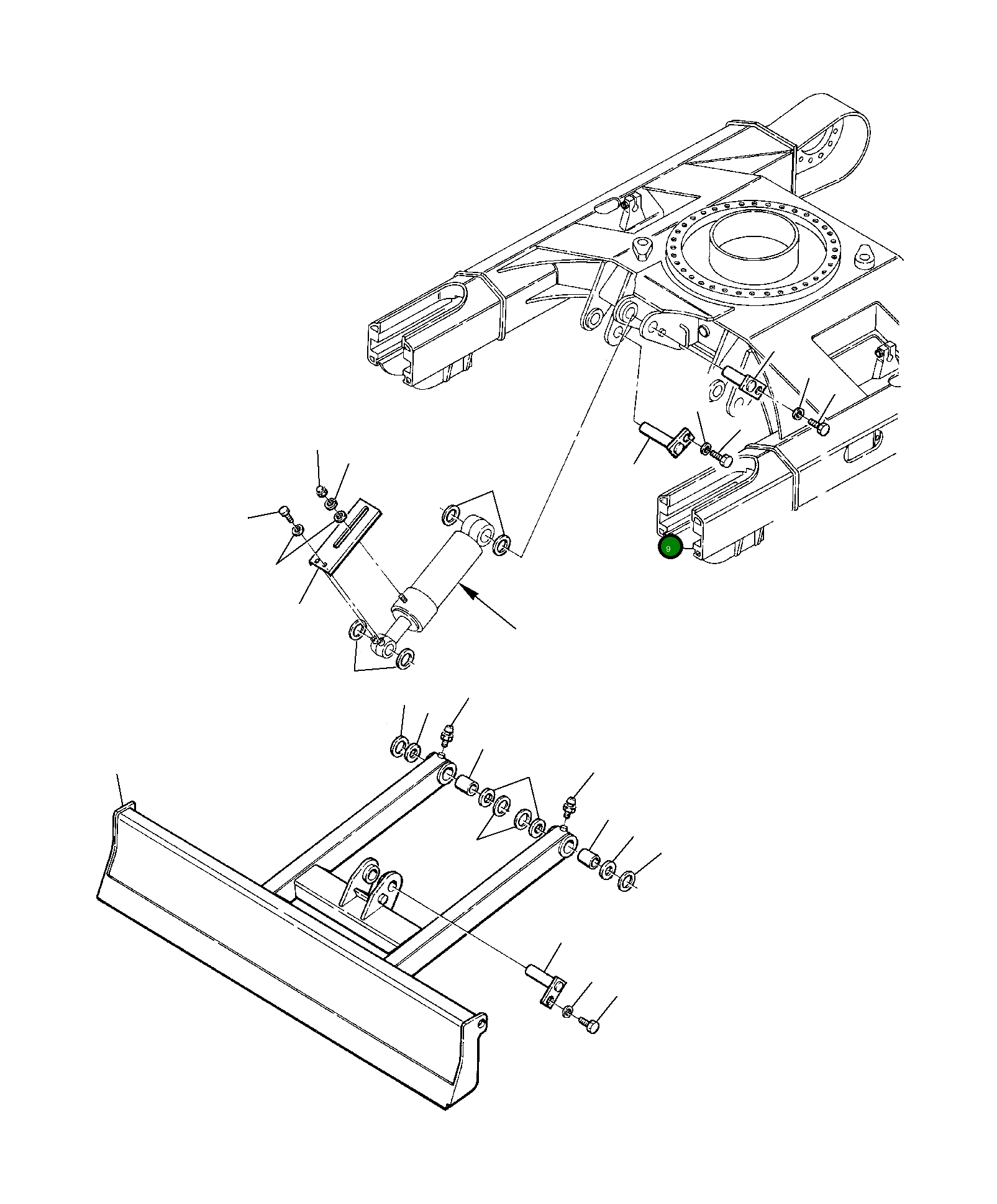 Палец 21D-09-43110 Komatsu