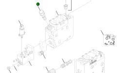 Клапанный блок поворота 4A1-60-26850 Komatsu