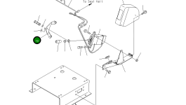 Кронштейн 569-43-82221 Komatsu