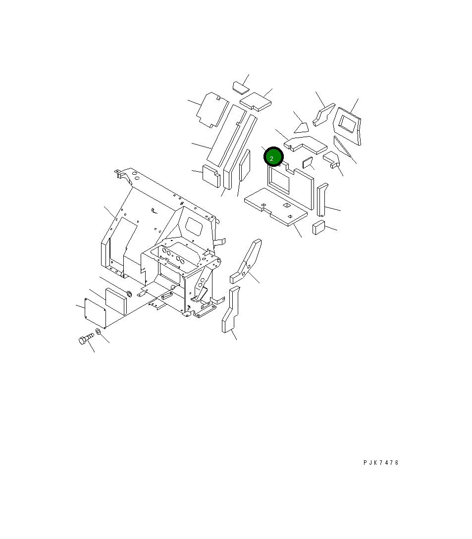 Лист 21X-54-32121 Komatsu