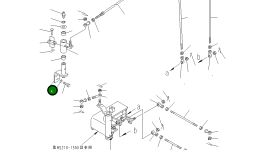 Кронштейн 156-76-31450 Komatsu