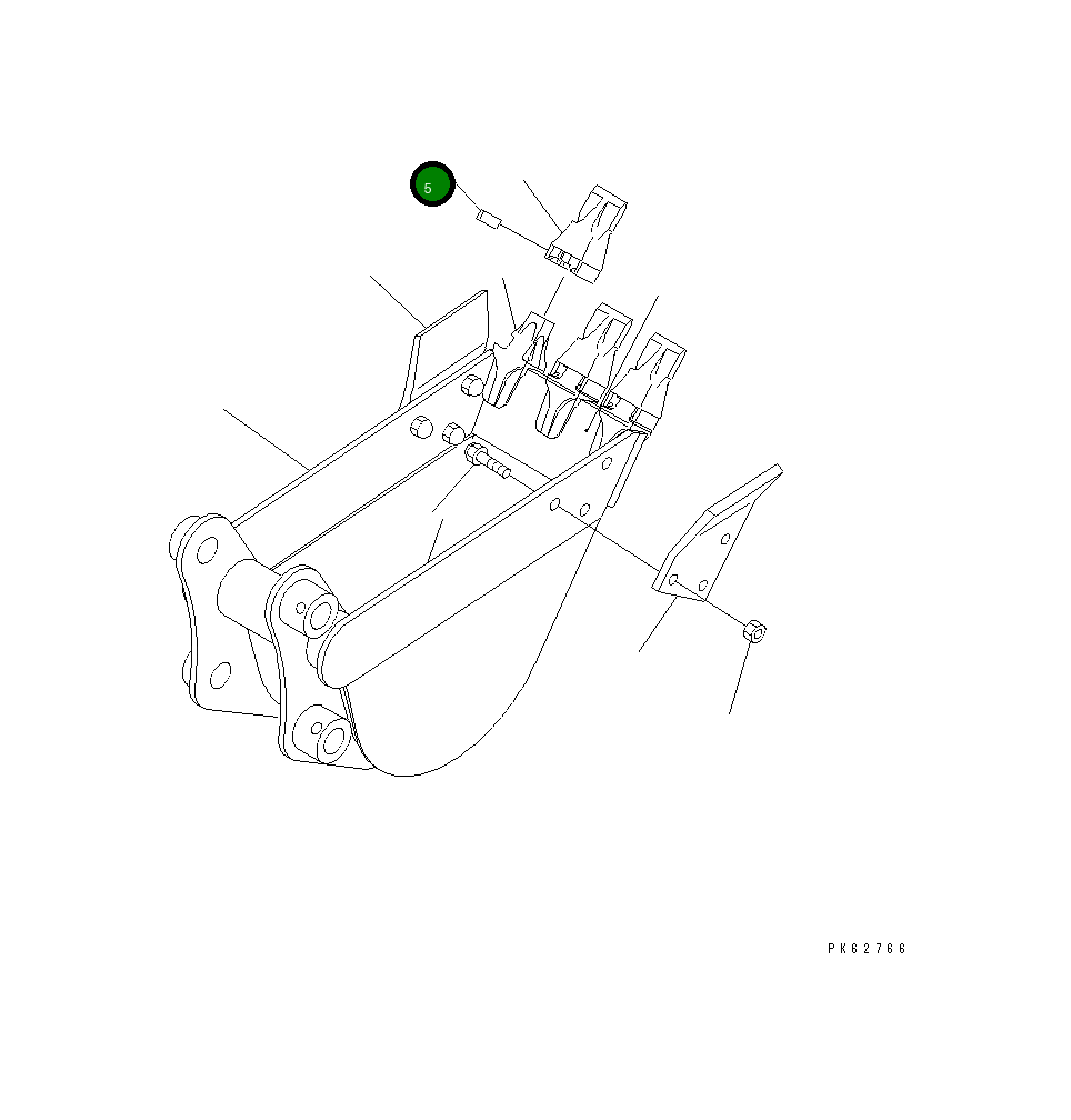Палец 20N-70-71381 Komatsu