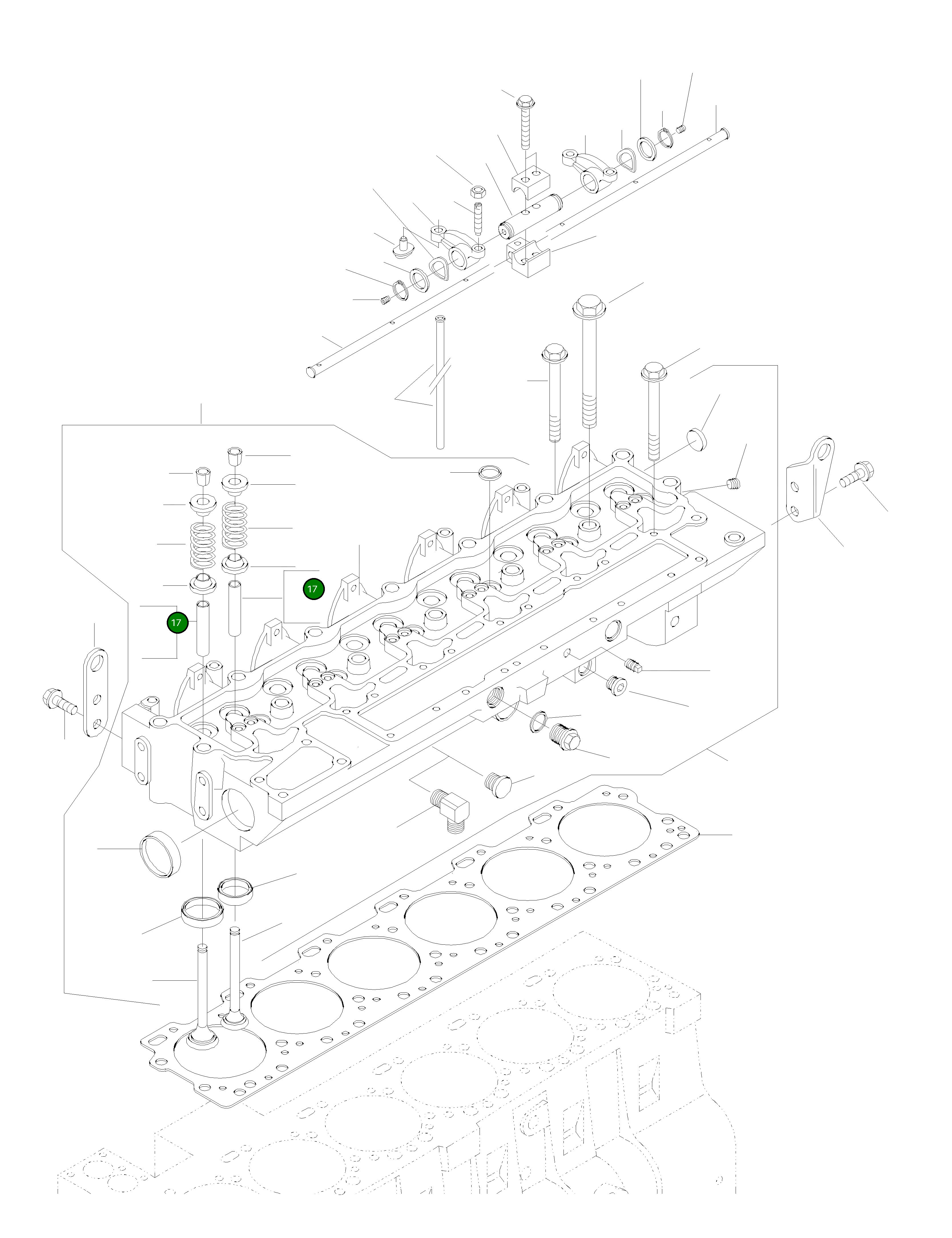 Направляющая клапана CU3923564 Komatsu