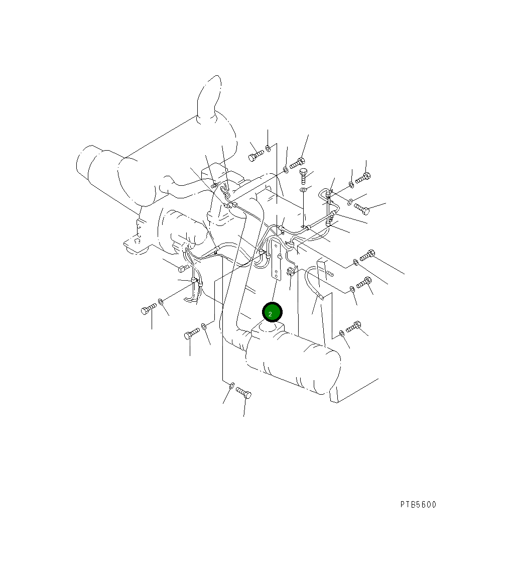 Кронштейн 20Y-06-K2350 Komatsu