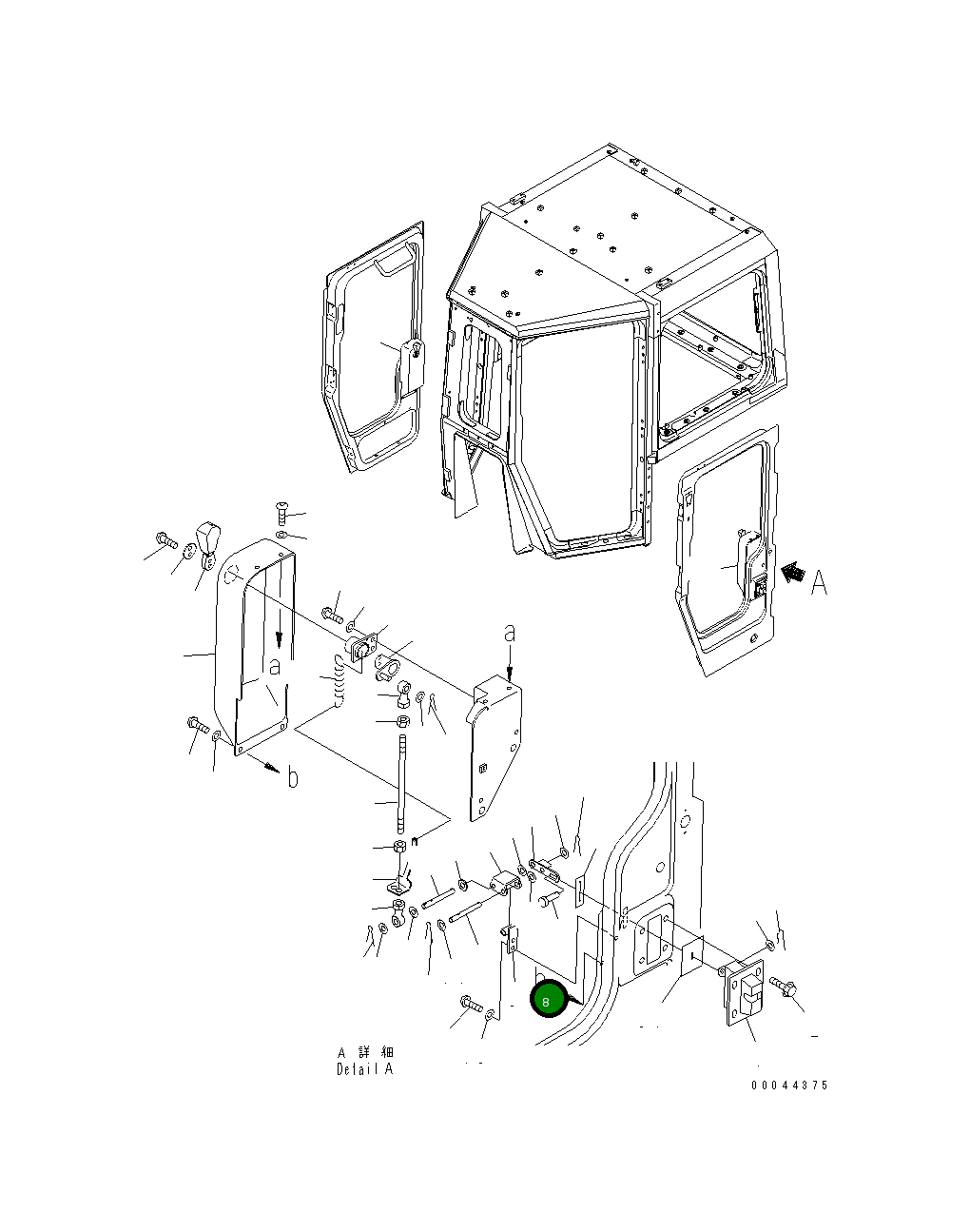 Кронштейн 198-Z11-6471 Komatsu