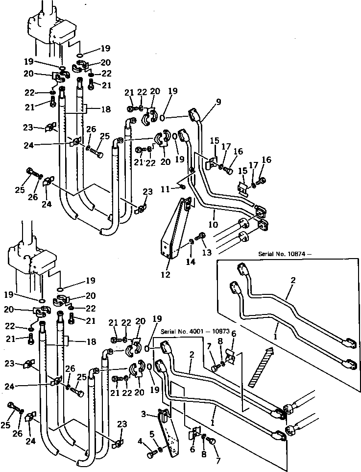 Трубка 196-61-11151 Komatsu