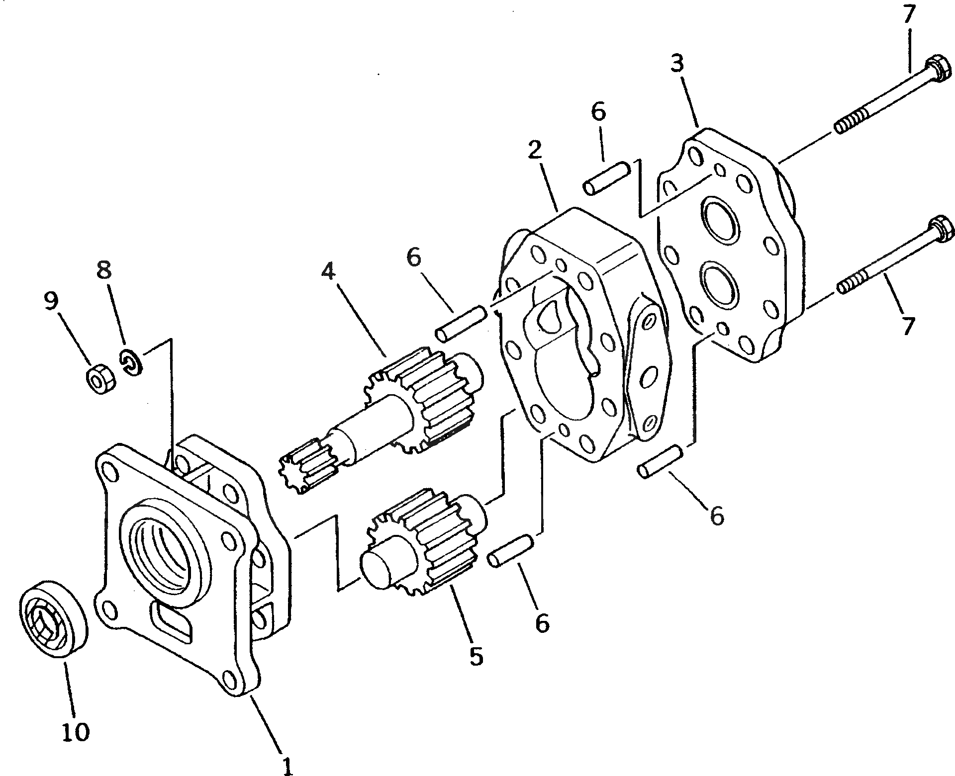 Корпус 07432-71221 Komatsu