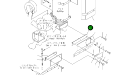 Кронштейн 6151-12-8630 Komatsu