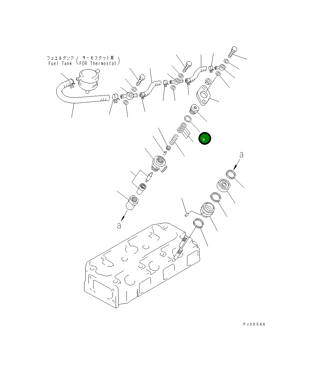 Набивка YM172100-53200 Komatsu
