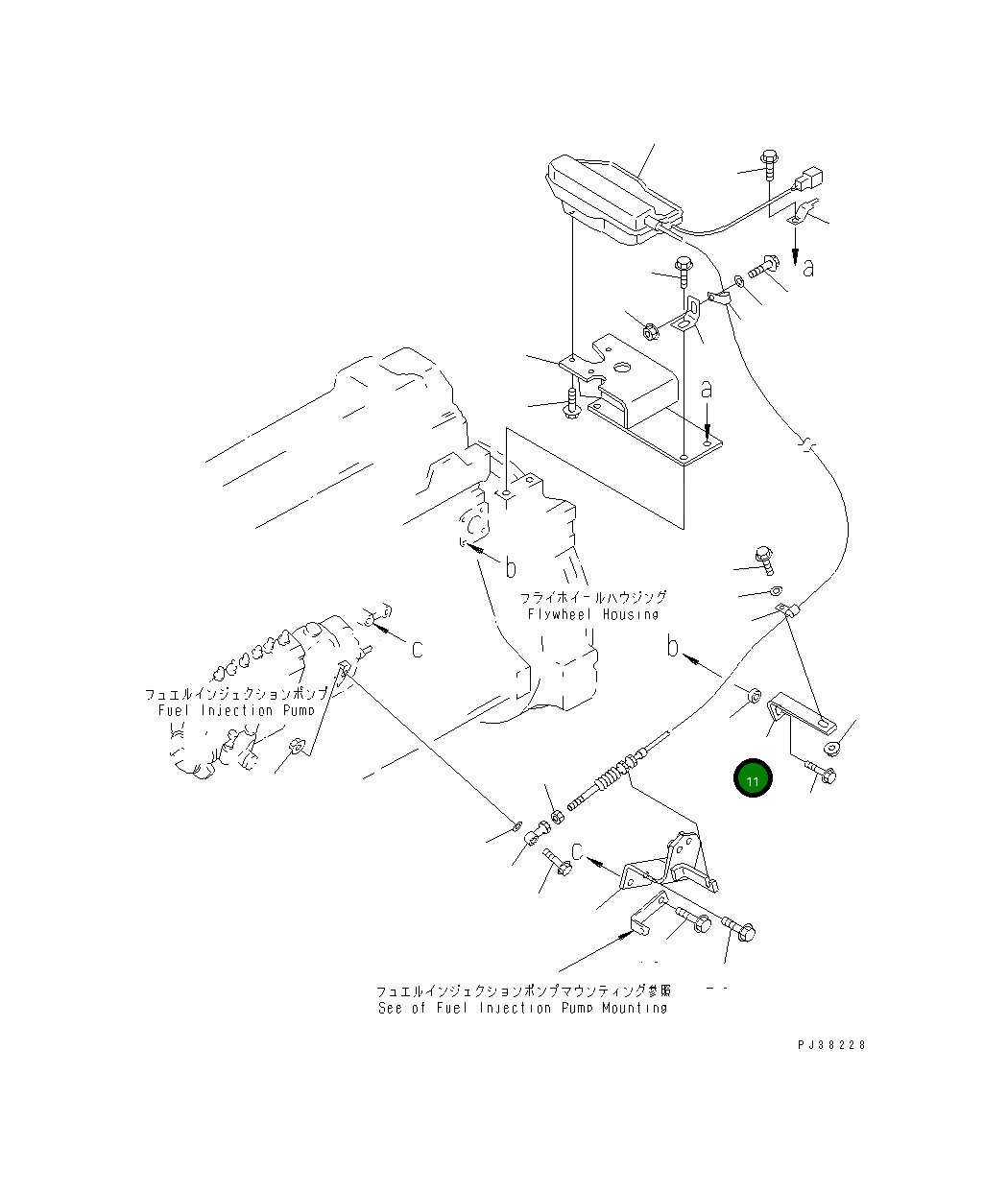 Кронштейн 6210-21-5471 Komatsu
